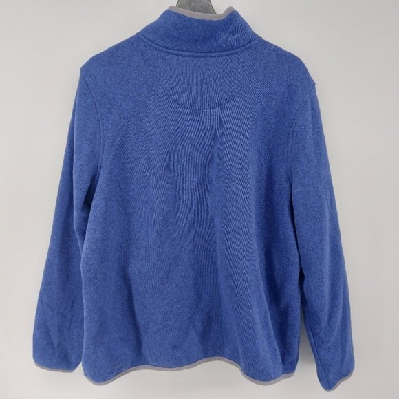 L.L.Bean Sweater Fleece Pullover Size 2x Blue - Picture 4 of 4